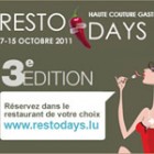 RestoDays à Luxembourg – Octobre 2011