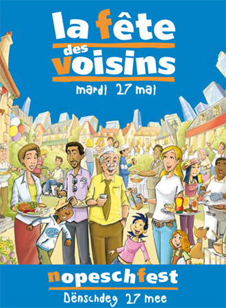Affiche fête voisins