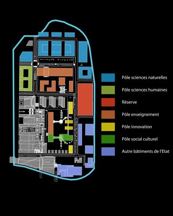 Urbanisme de la Cité des Sciences