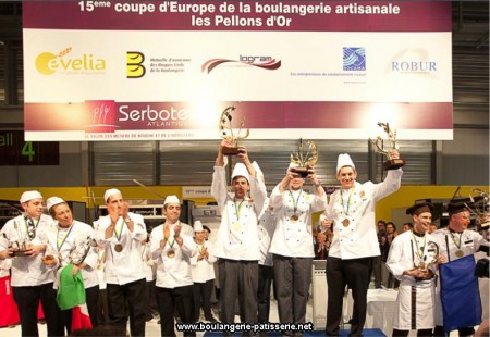 Coupe d'Europe de Boulangerie 2011, le podium