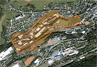 Ville de Wiltz et friche