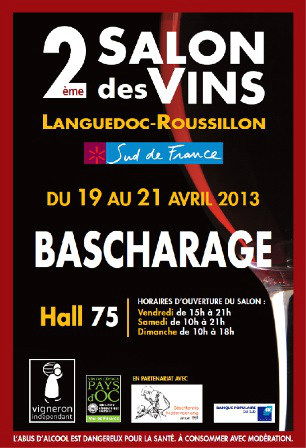 Affiche du 2ème salon des vins des vignerons indépendants