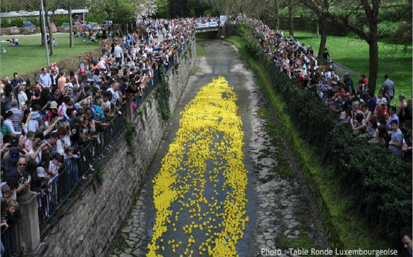 Photo prise lors du Duck Race 2012